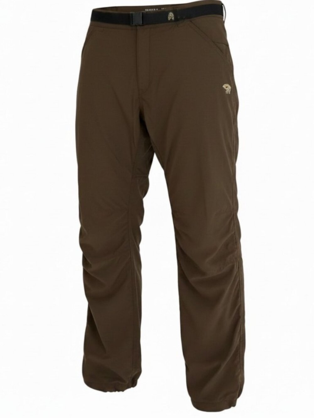 MOUNTAIN HARDWEAR Brown Mesa Nylon Hiking Pants Built-In Belt size L